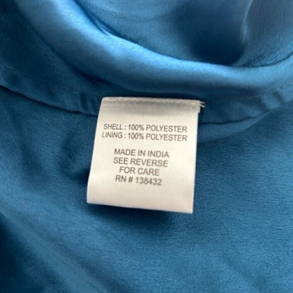 Nwt ModCloth Embracing Grace Peacock Blue Maxi Bridesmaid Formal Dress… - Picture 9 of 10